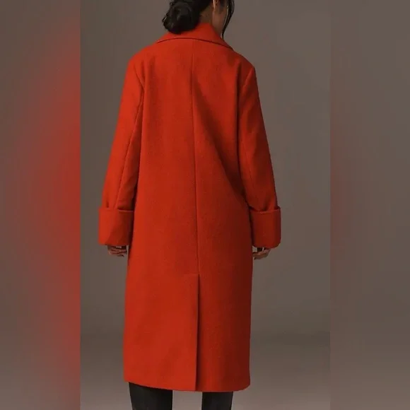 NWT NVLT Retro Coat Jacket Red Sz XL